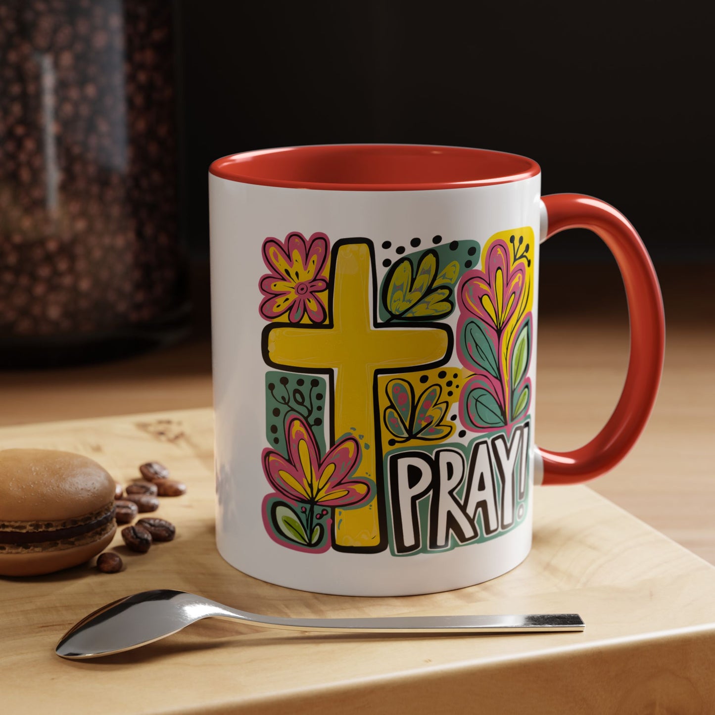 Religious Mug - Pray Cross