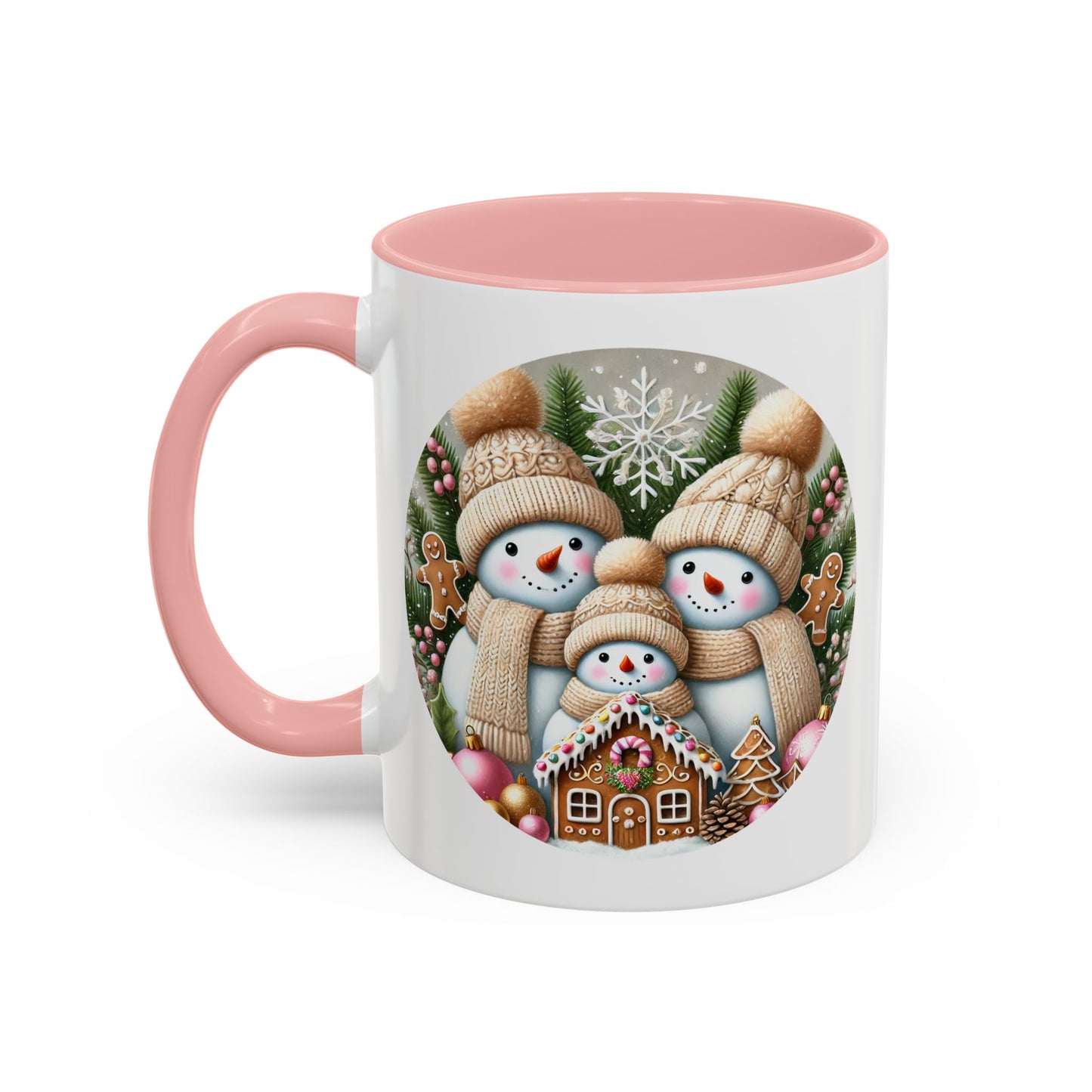 Christmas Mug - Gingerbread Snowman Family