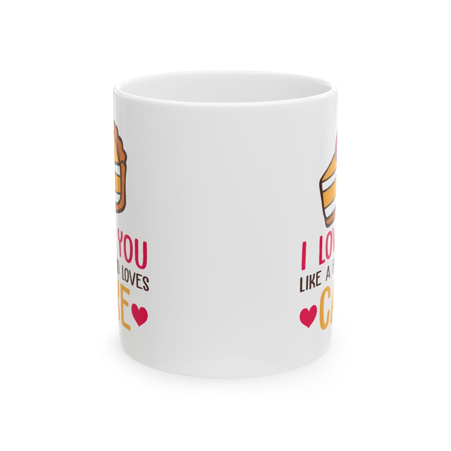 Anniversary Mug - I Love You Like A Fat Kid