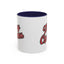 Christmas Mug - Merry Christmas Red & Black Baseball Text