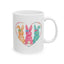Easter Mug - Bunnies Heart
