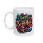 Birthday Mug - Happy Birthday Swish