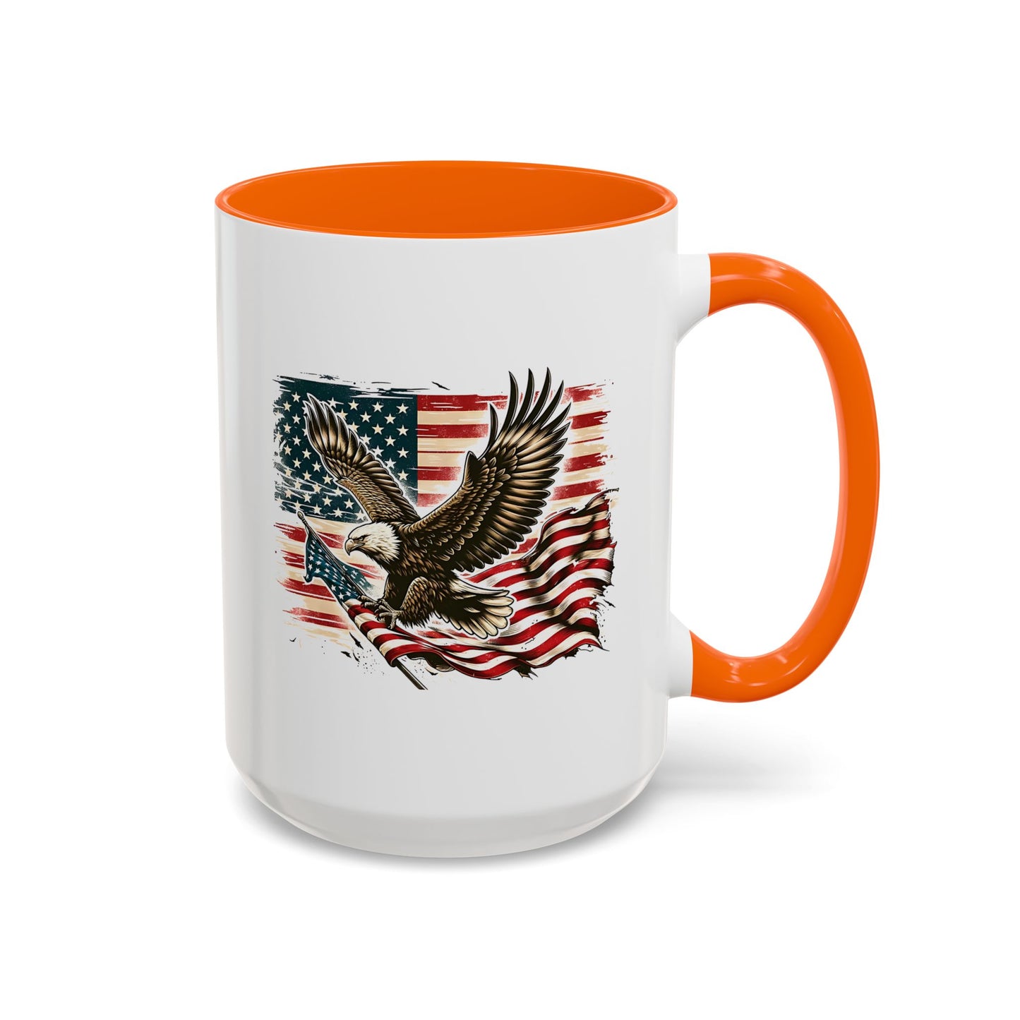 4th of July Mug - American Bald Eagle Flag 9
