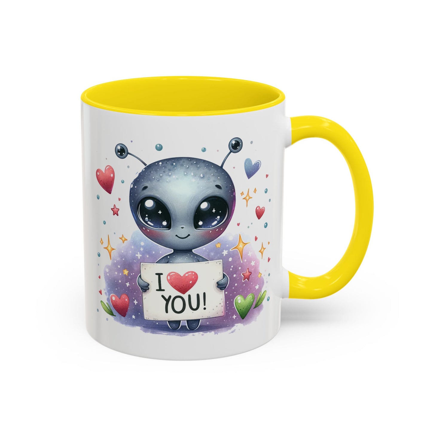 Valentine's Day Mug - I Love You Alien