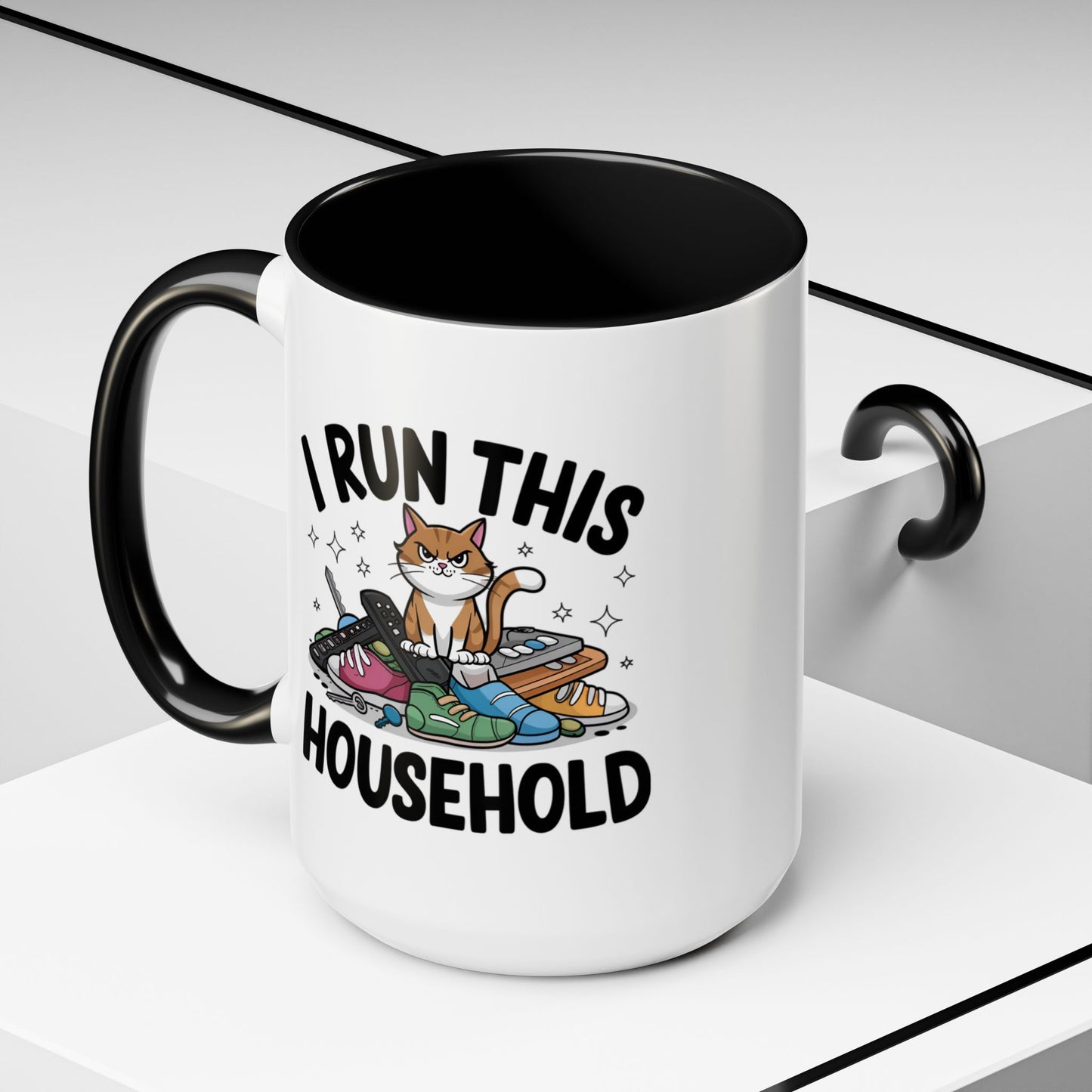 Animal Mug - I Run This Household