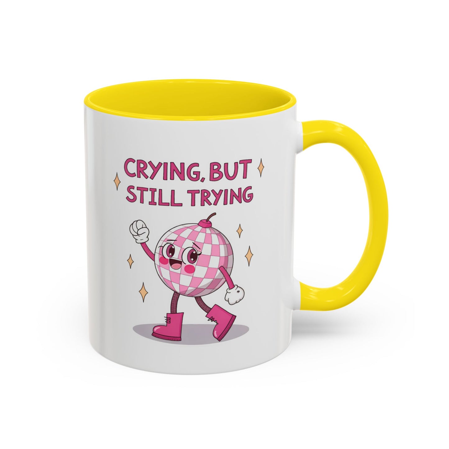 Wellness Mug - Crying But Still Trying