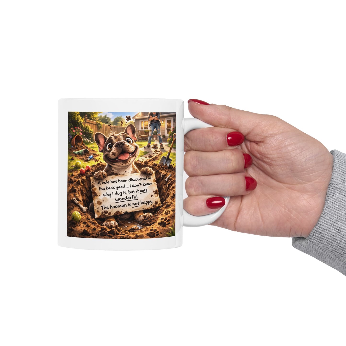 Animal Mug - A Hole Has Been Discovered