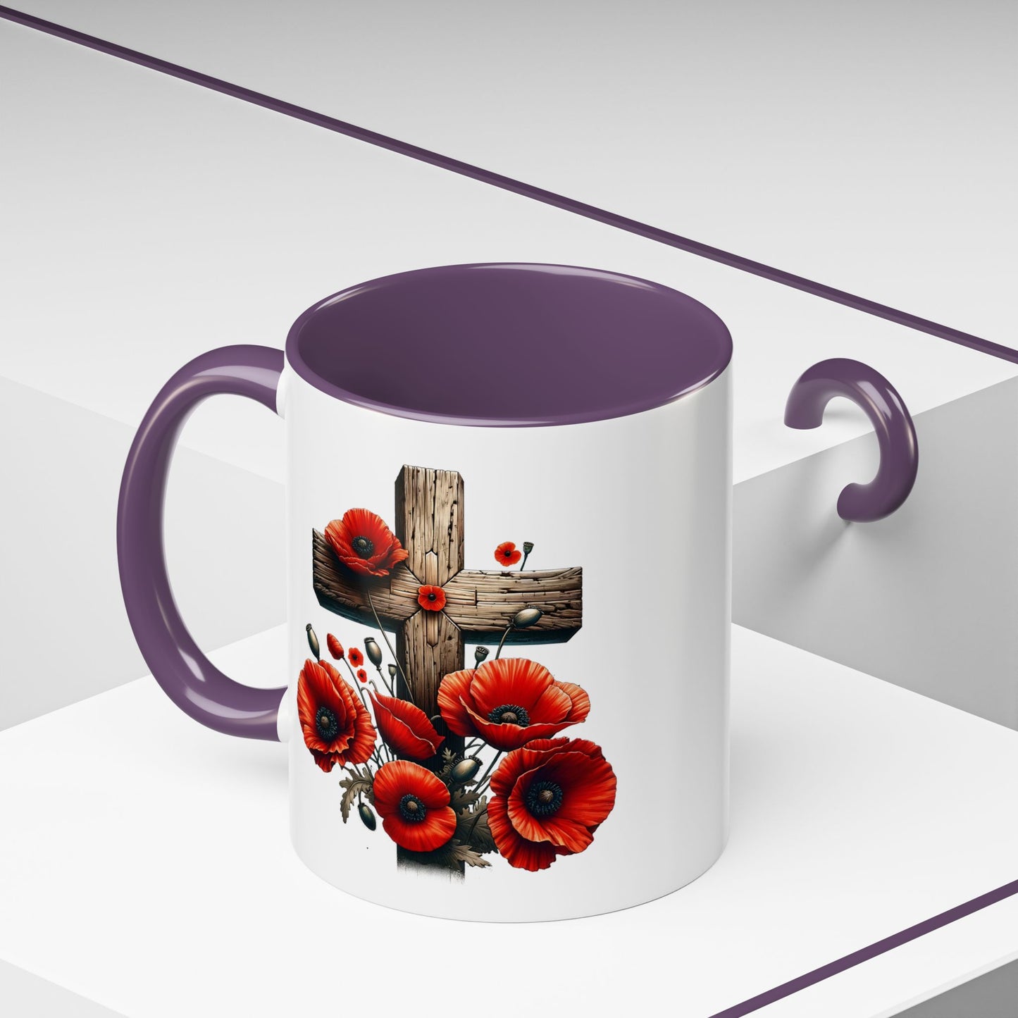 4th of July Mug - Fallen Soldier Cross