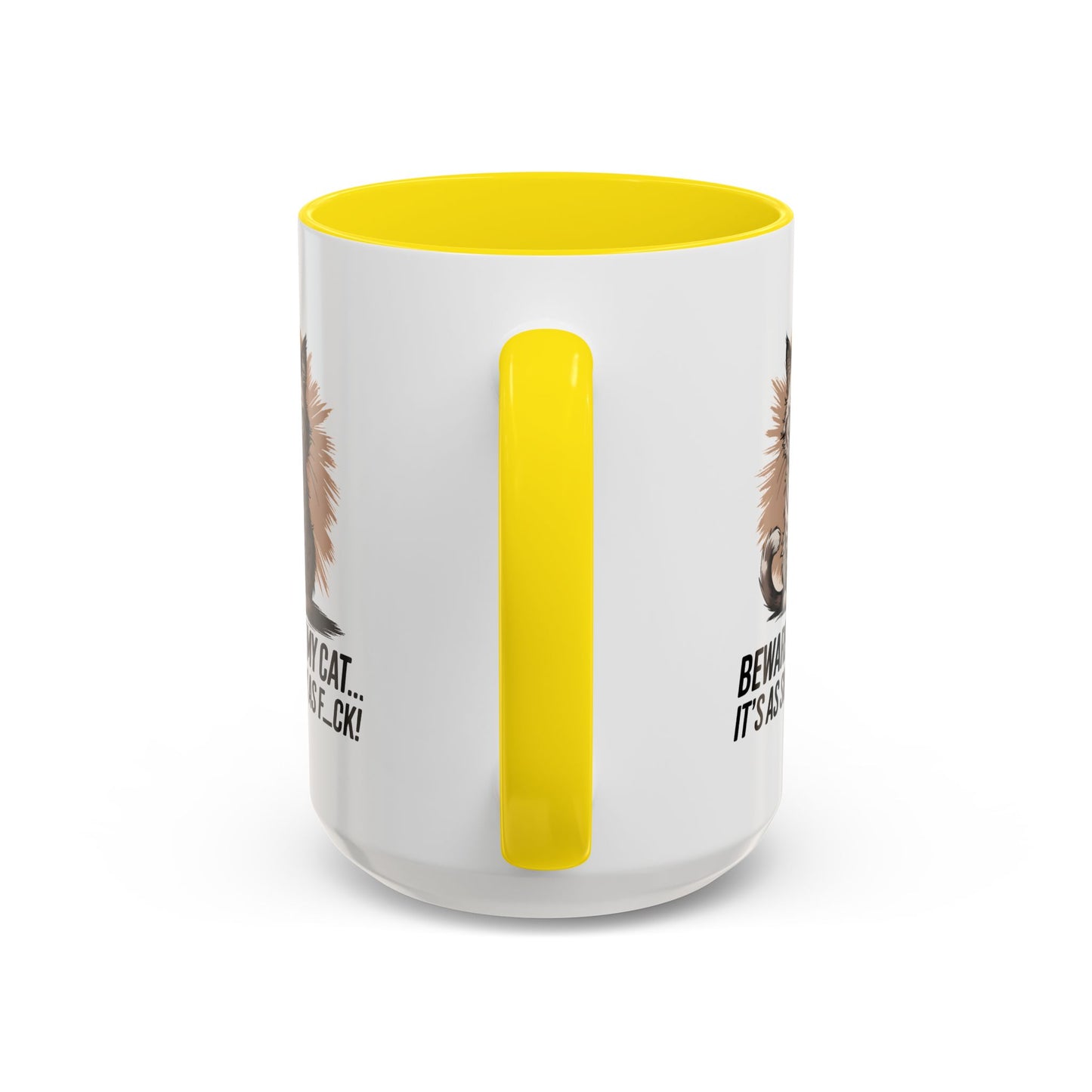 Humor Mug - Beware of My Cat
