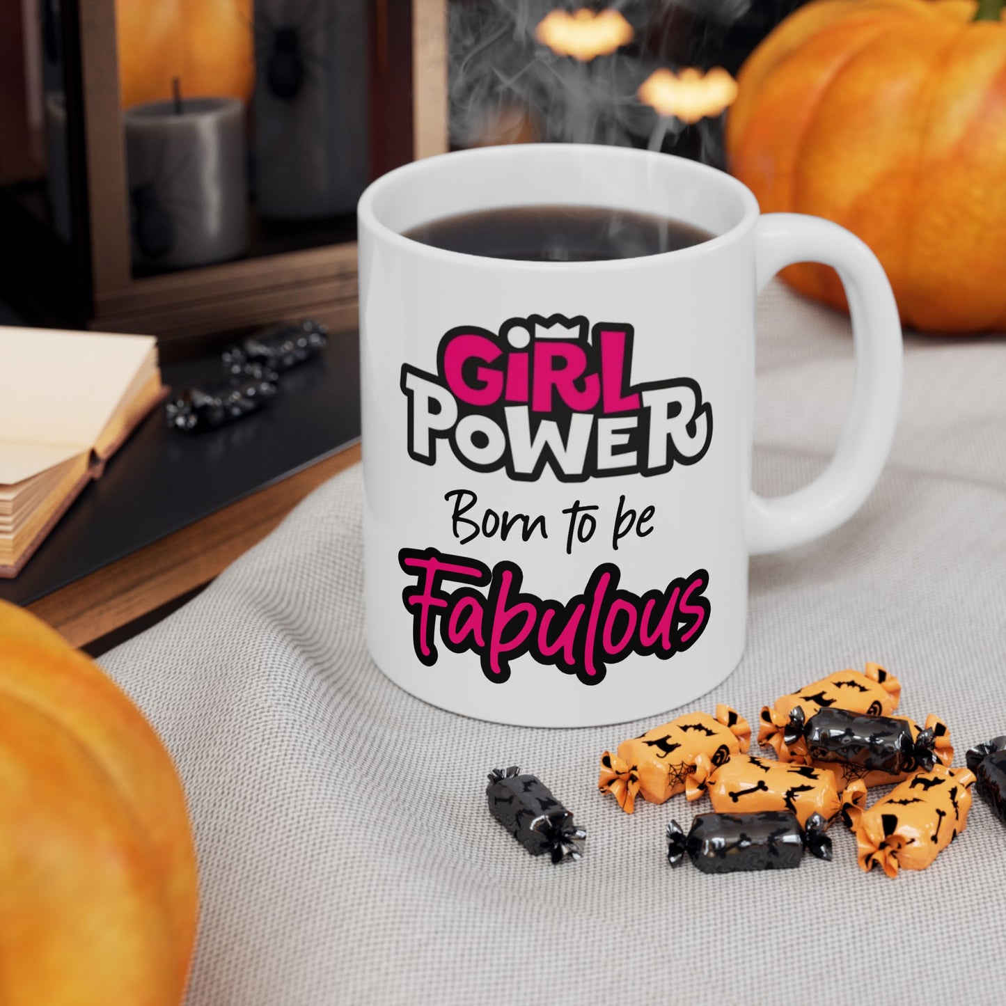Birthday Mug - Girl Power Born To Be Fabulous