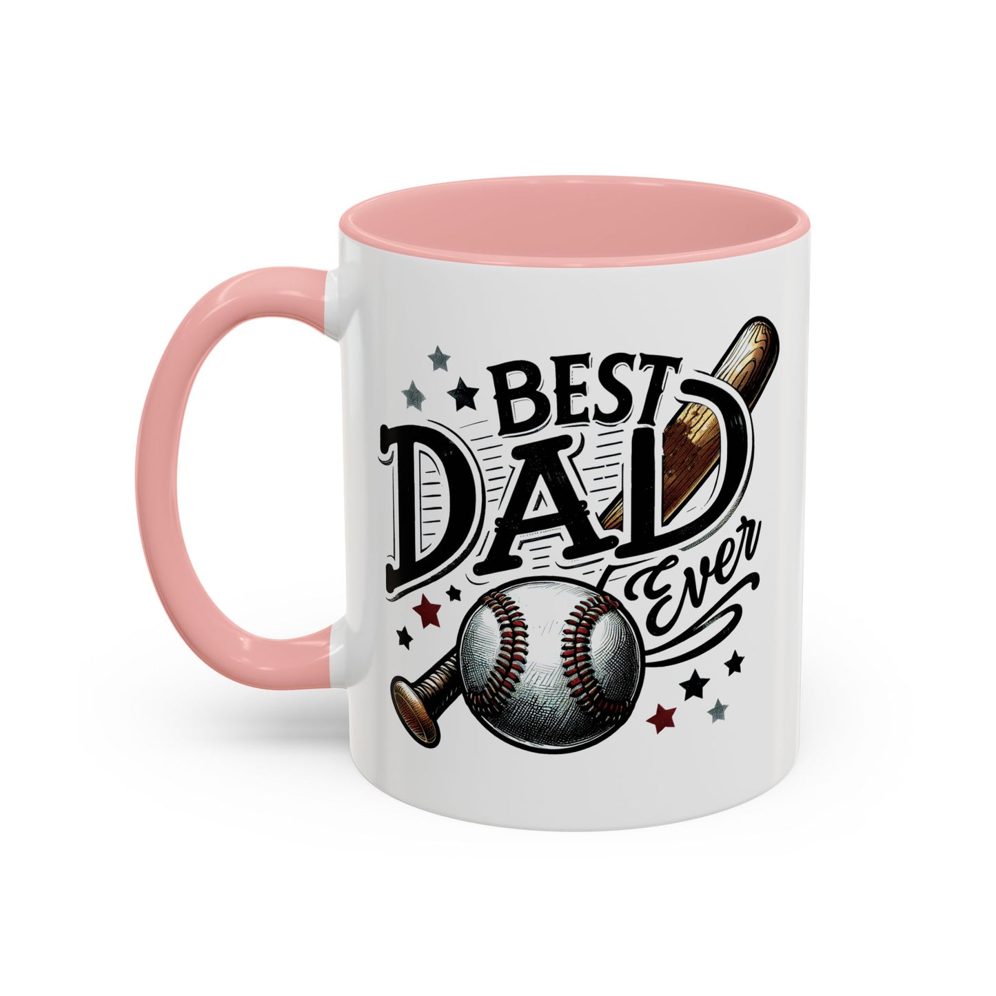 Father's Day Mug - Best Dad Ever Baseball