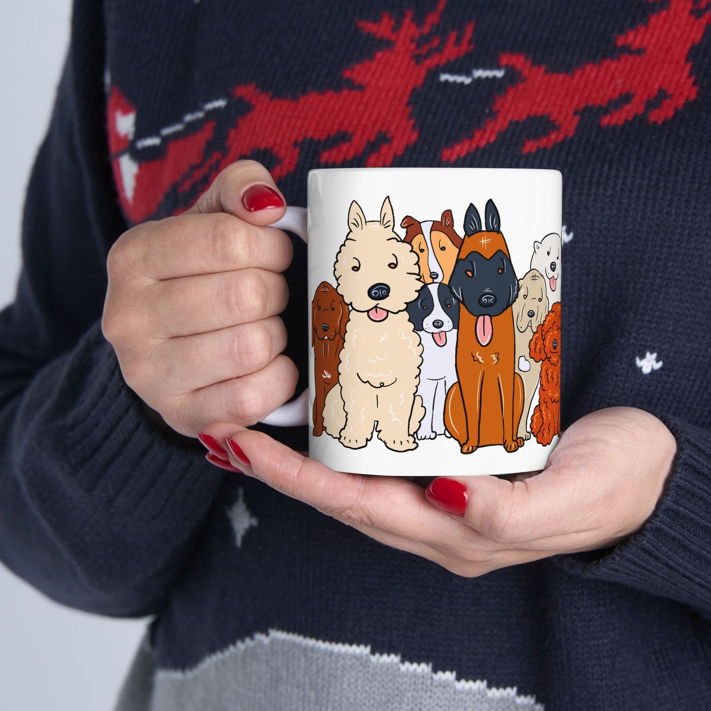 Animal Mug - Animated Dog Wrap