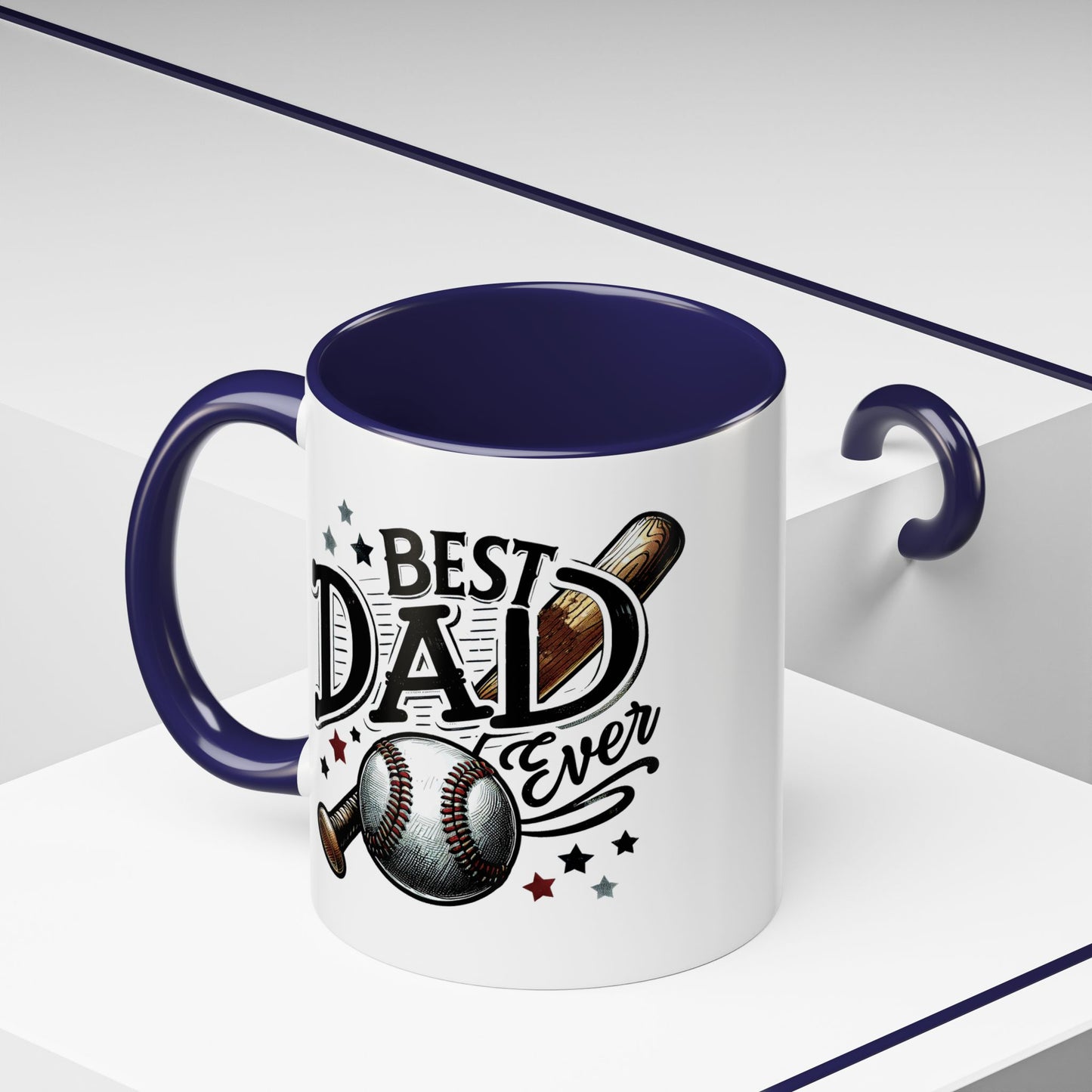 Father's Day Mug - Best Dad Ever Baseball