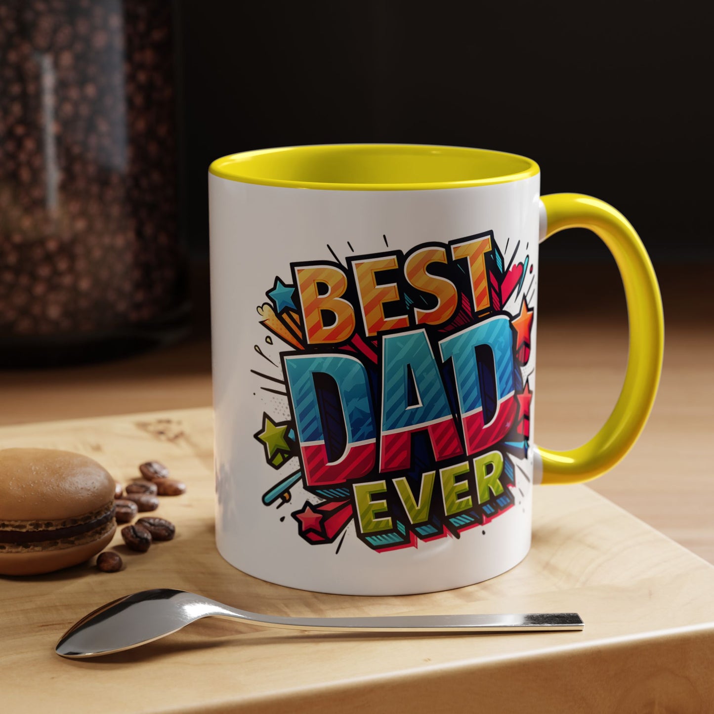 Father's Day Mug - Best Dad Ever Comic