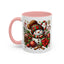 Christmas Mug - Red and Green Snowman 2