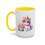 Birthday Mug - Unicorn Candles