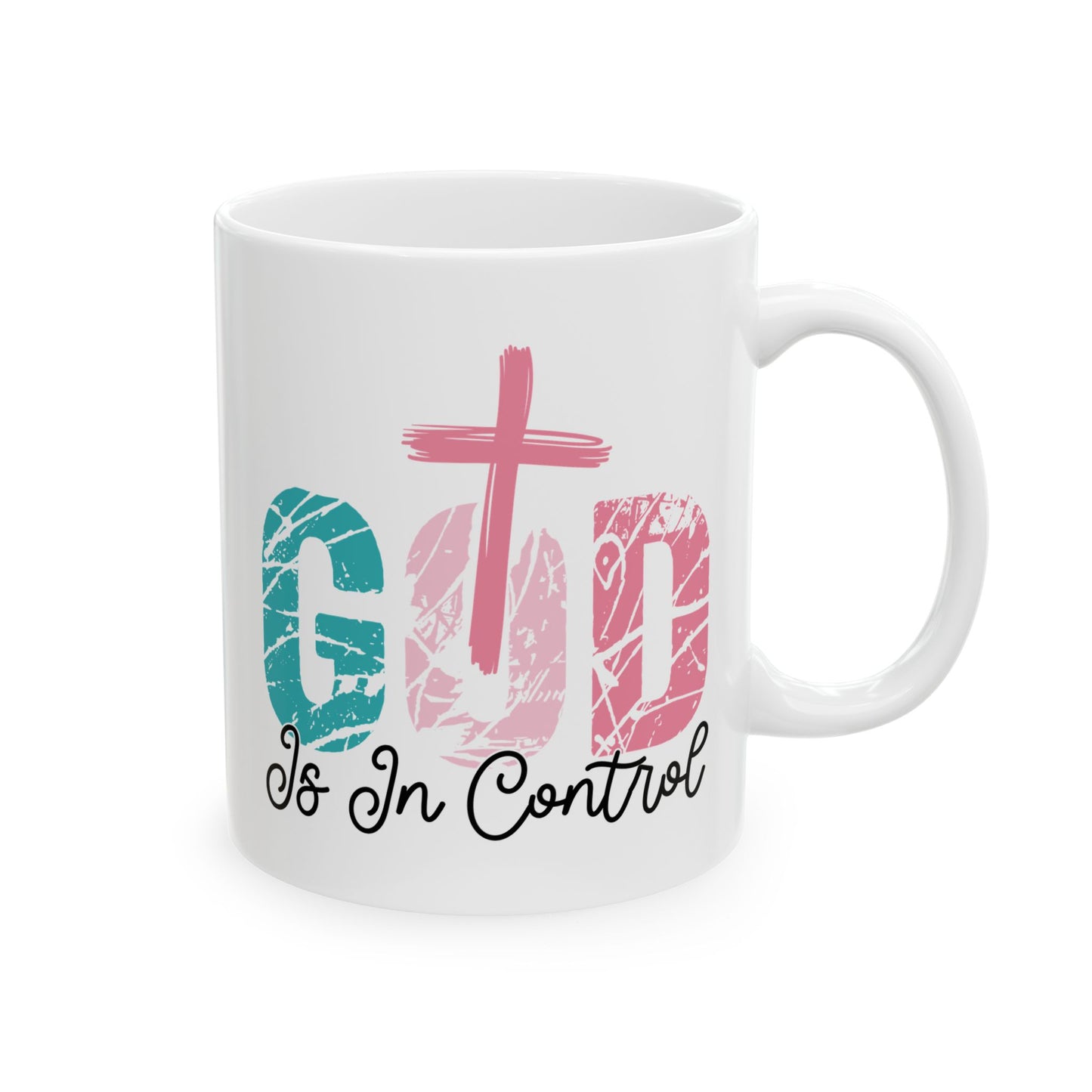 Religious Mug - God Is In Control