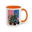 4th of July Mug - T Rex Riding Monster Truck