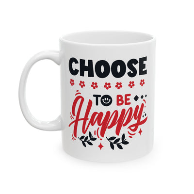 Wellness Mug - Choose To Be Happy Smiley