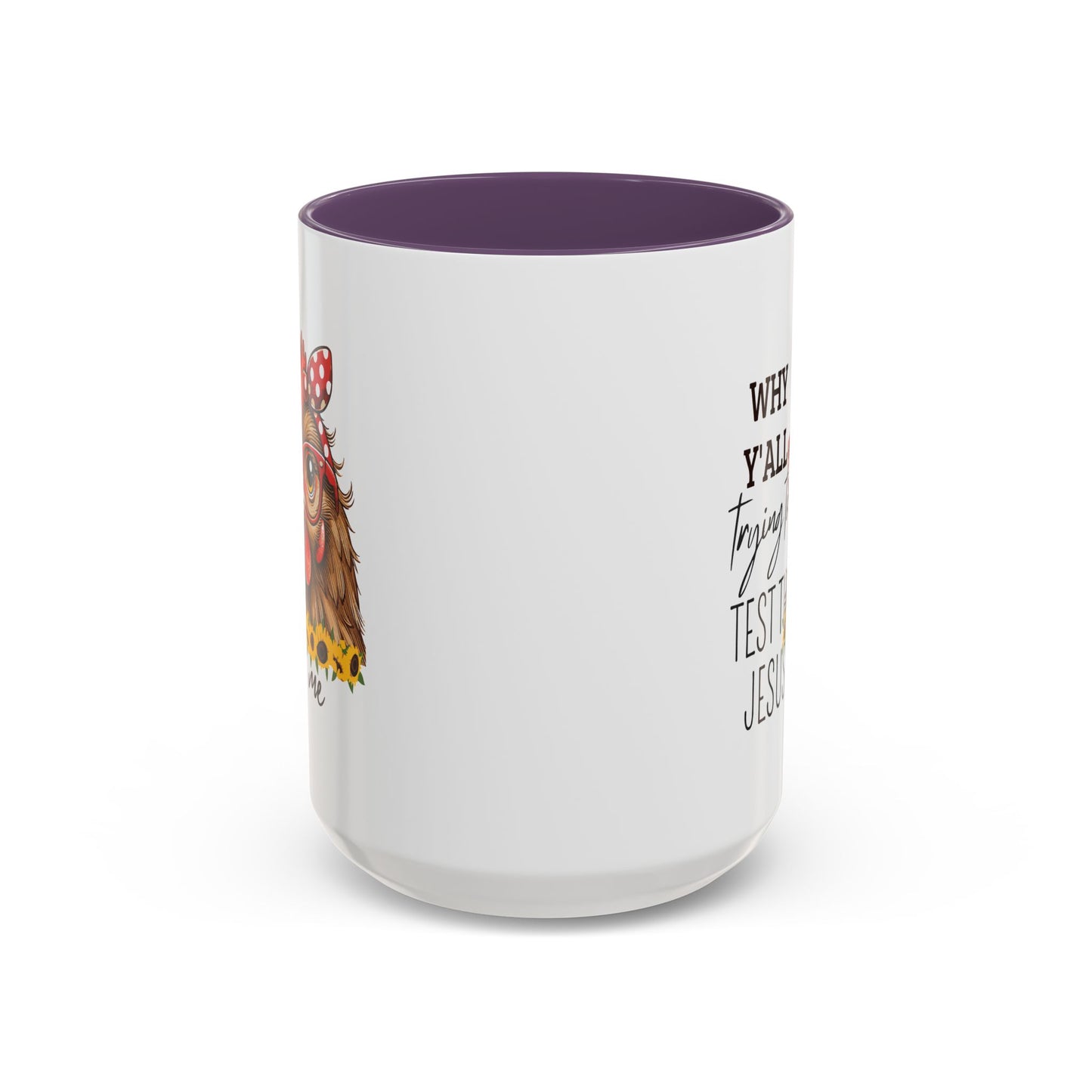 Humor Mug - Why Y'all Trying