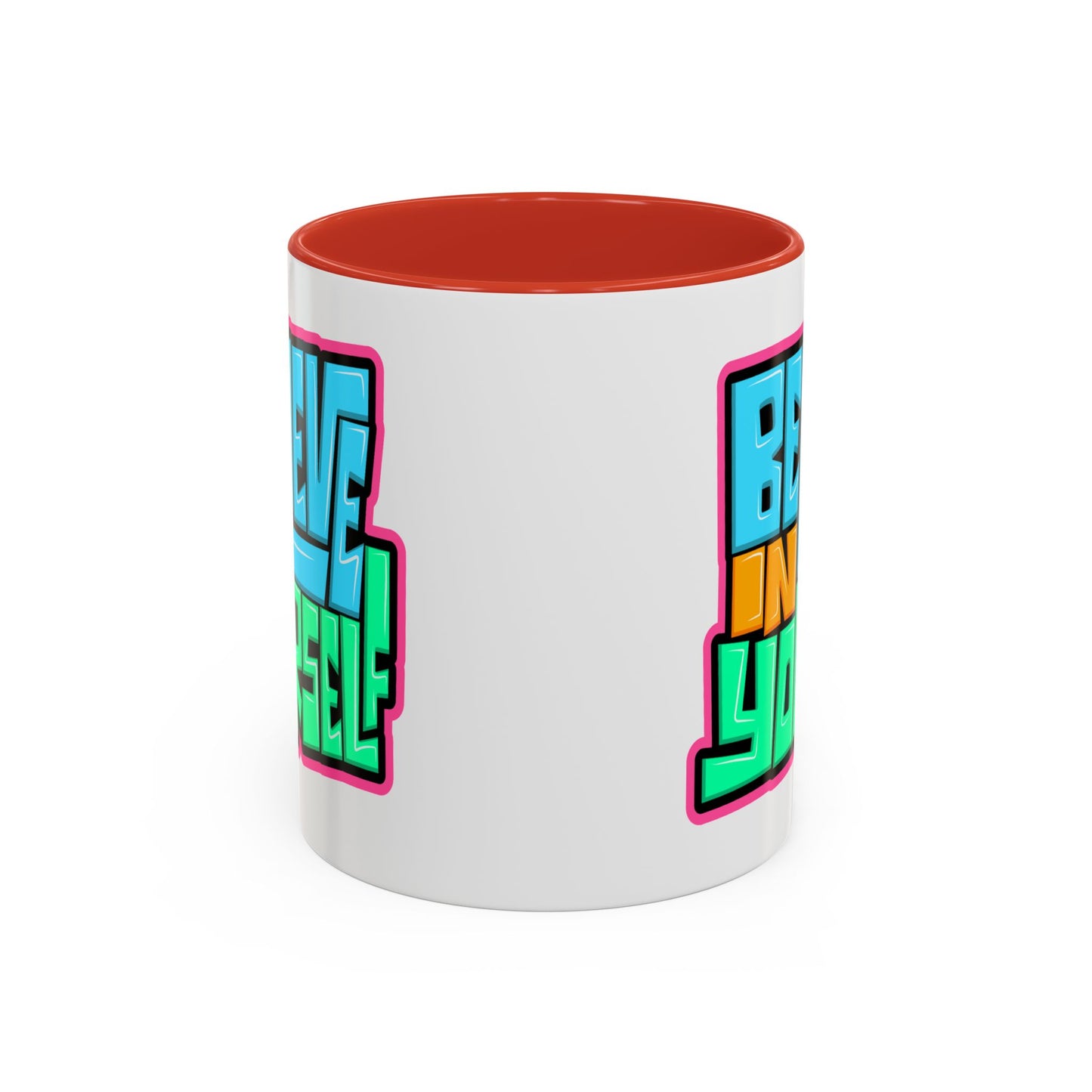 Motivation Mug - Believe In Yourself Graffiti