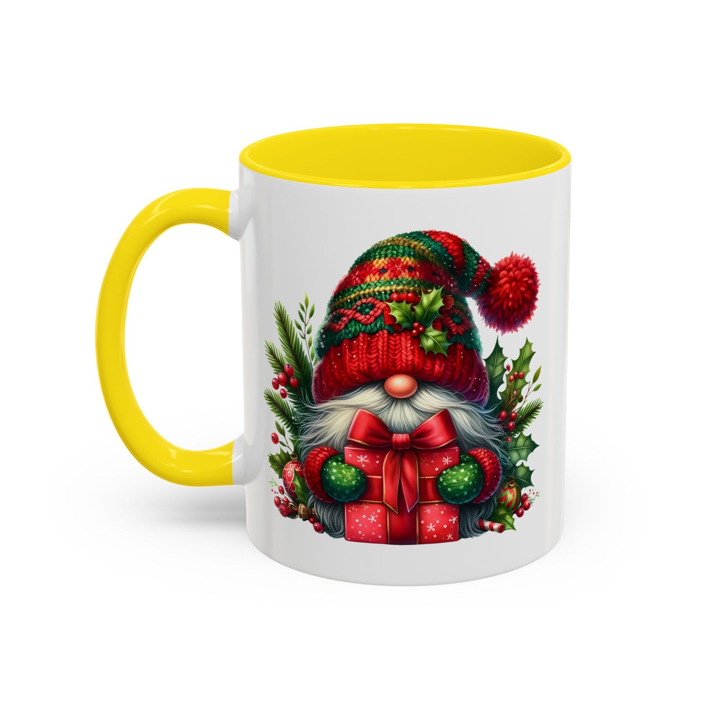 Christmas Mug - Gnome with Wrapped Present