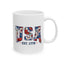 4th of July Mug - USA EST 1776 Floral