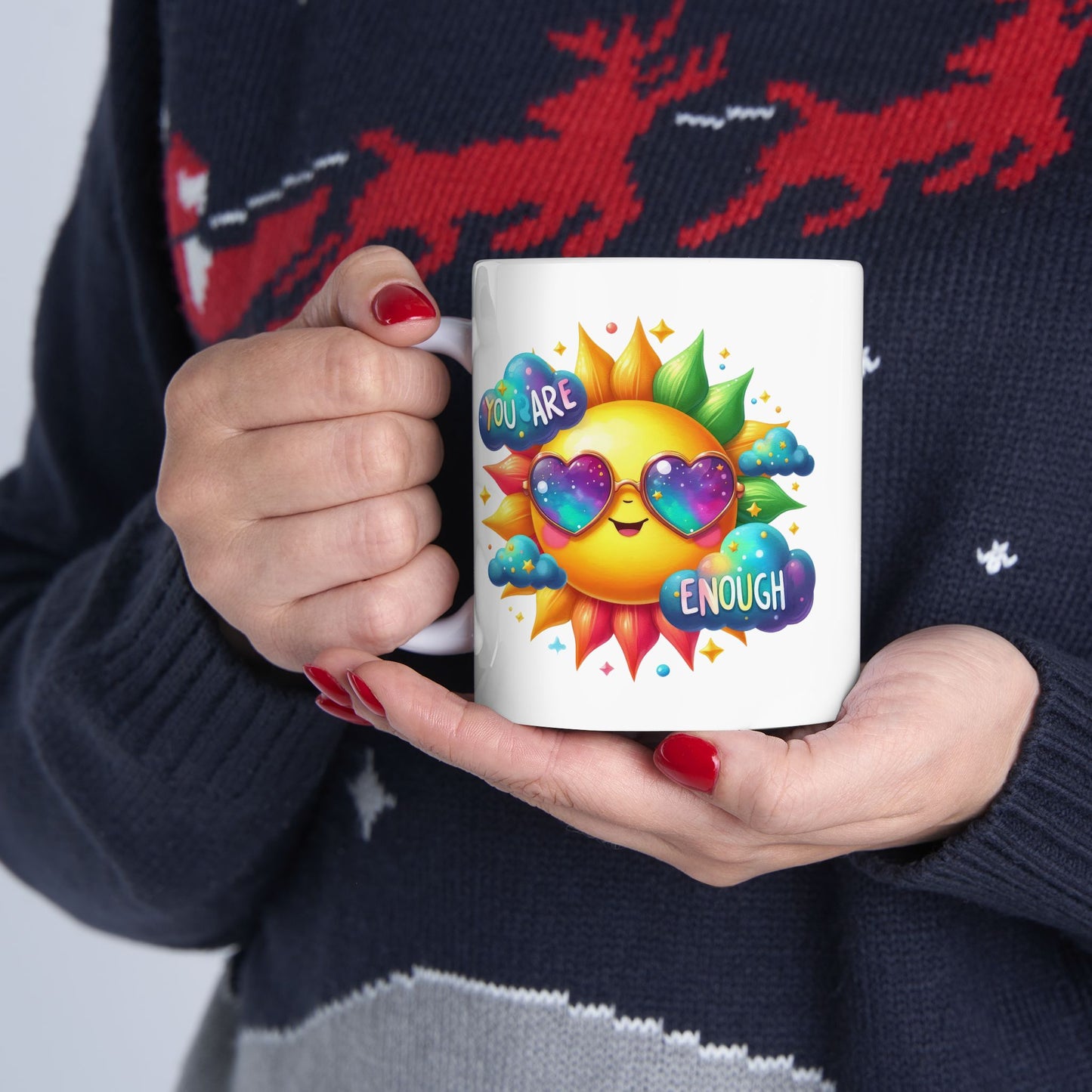 Motivation Mug - You Are Enough Sunshine