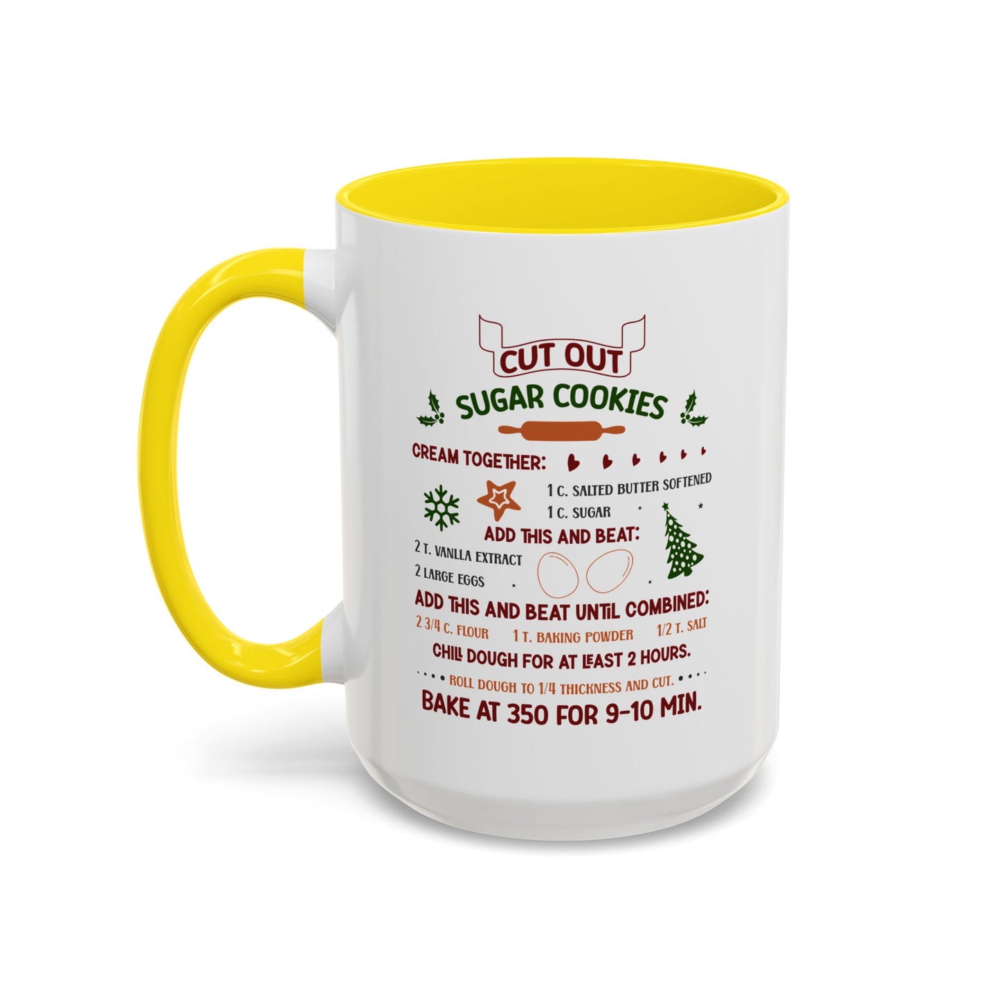 Christmas Mug - Cut Out Sugar Cookies Recipe