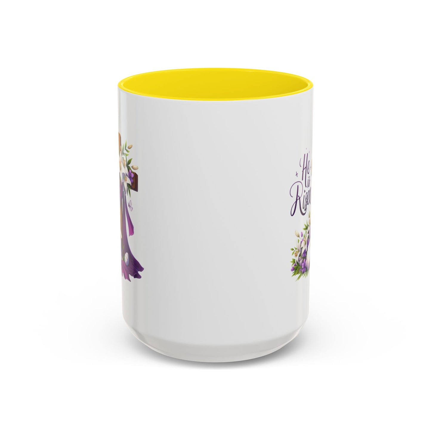 Easter Mug - He Is Risen Cross