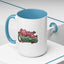Christmas Mug - Merry Christmas Red & Green Text Mistletoe
