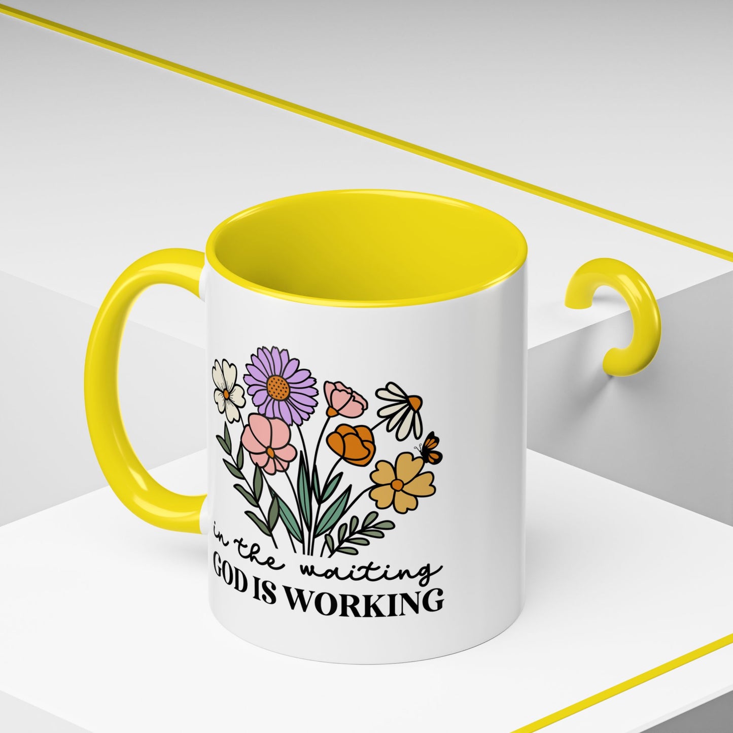 Religious Mug - In The Waiting