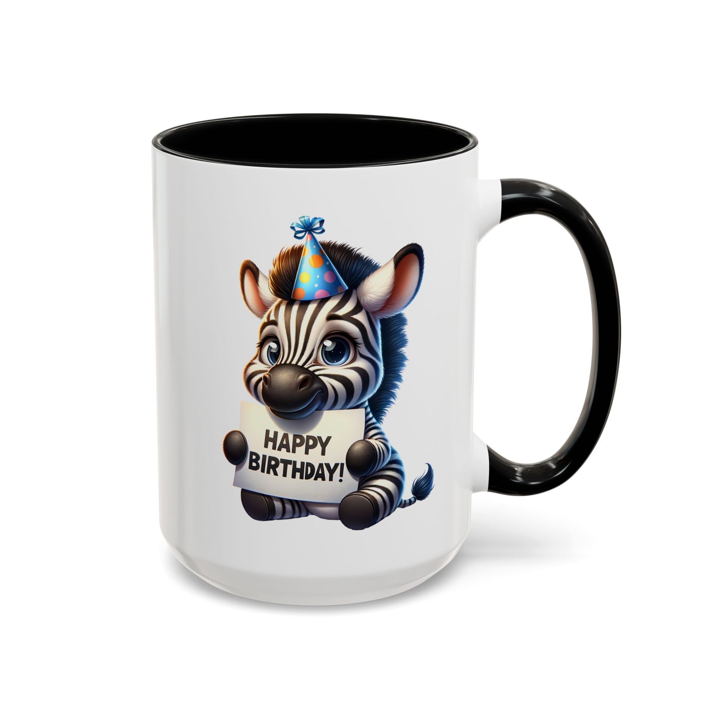 Birthday Mug - Zebra Clipart