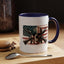 4th of July Mug - Skull Guns Flag