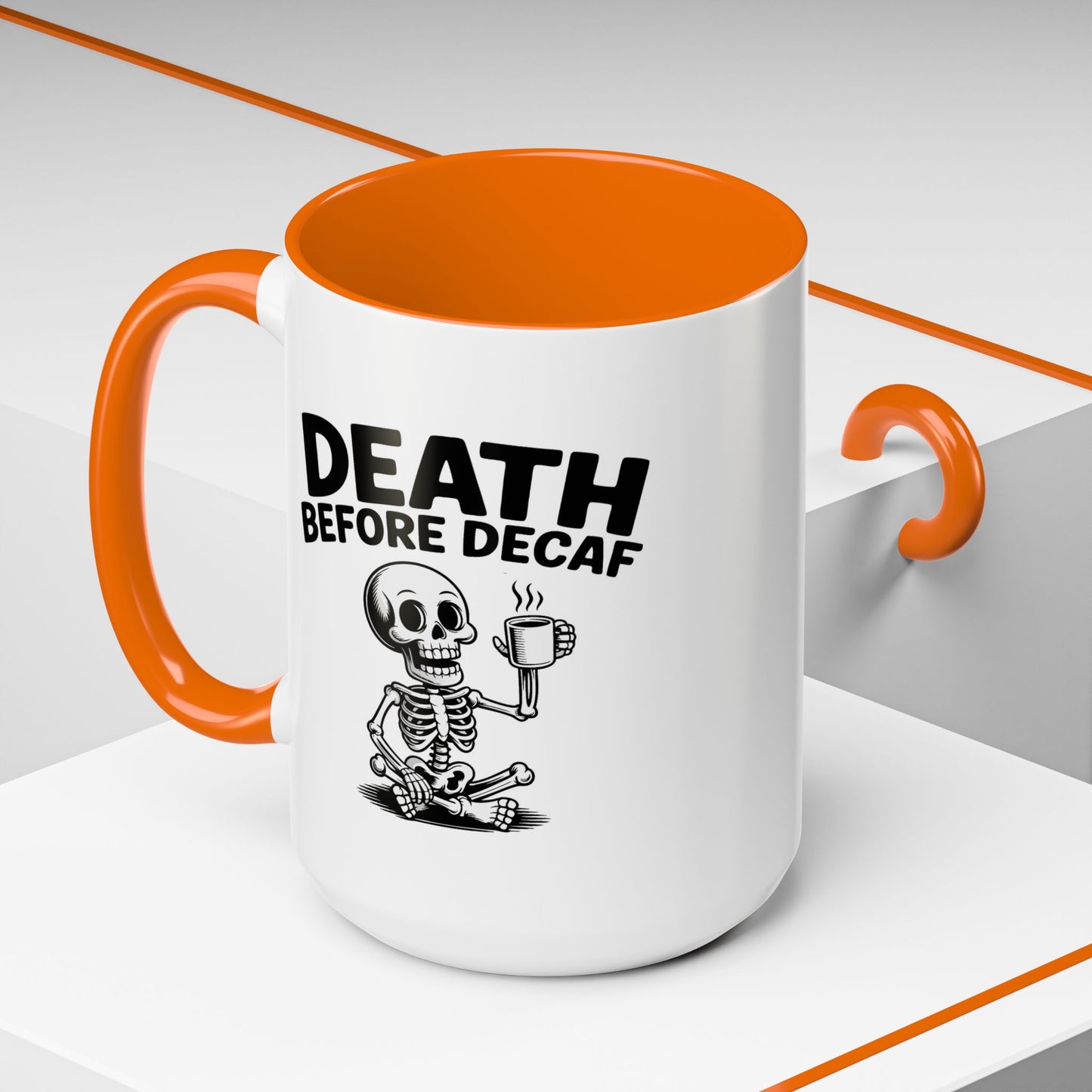 Humor Mug - Death Before Decaf