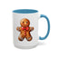 Christmas Mug - Gingerbread Man Red Bow
