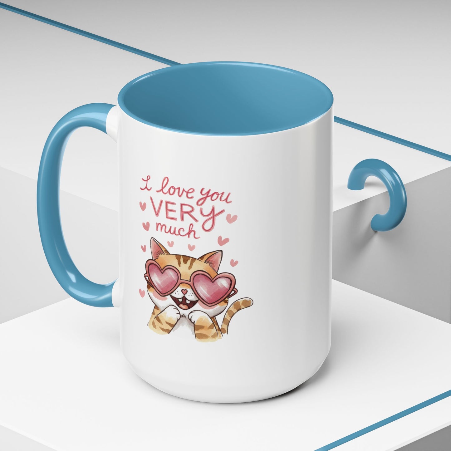 Valentine's Day Mug - I Love You Cat