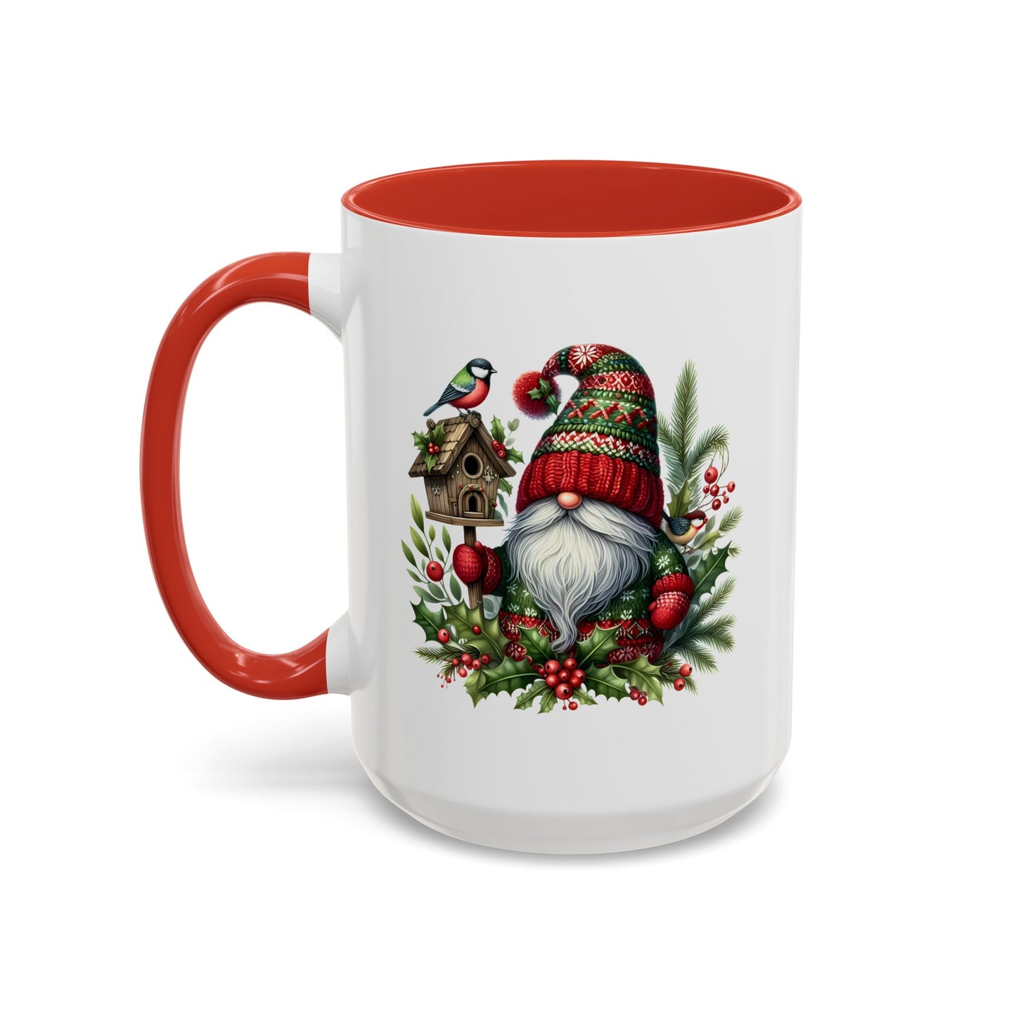 Christmas Mug - Red and Green Gnome