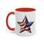 4th of July Mug - American Flag Star 3