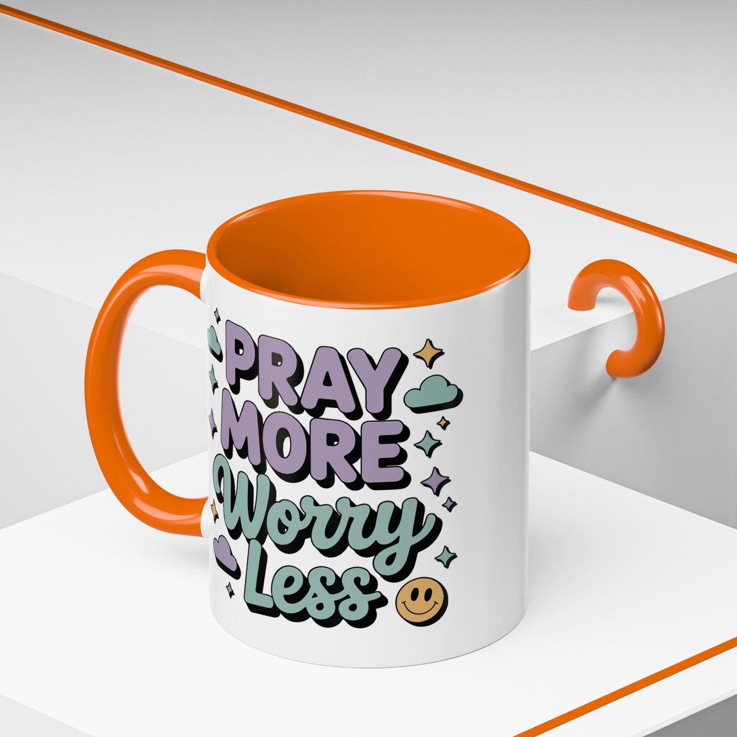 Motivation Mug - Pray More Worry Less