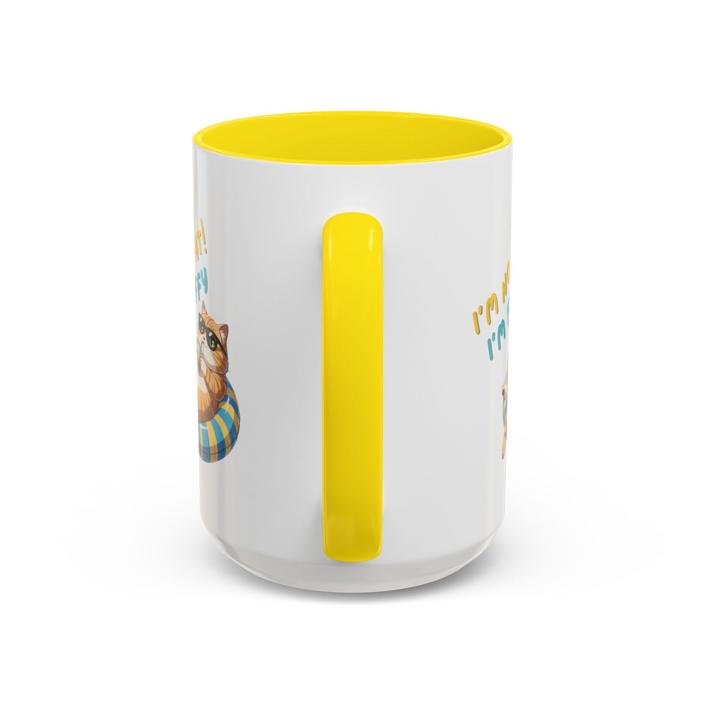 Humor Mug - I'm Not Fat I'm Just Fluffy Cat