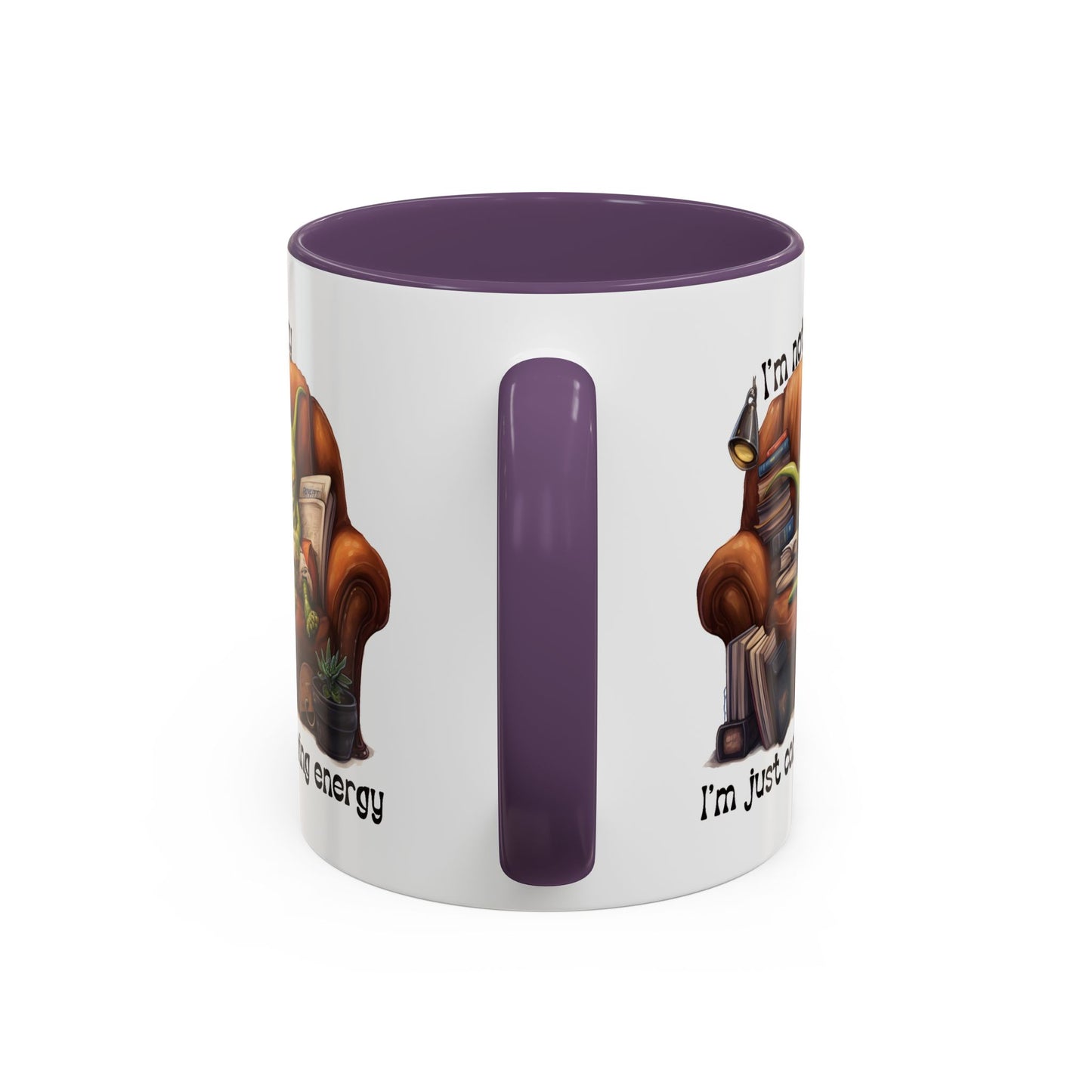 Humor mug - I'm Not Lazy I'm Just Conserving Energy Alien