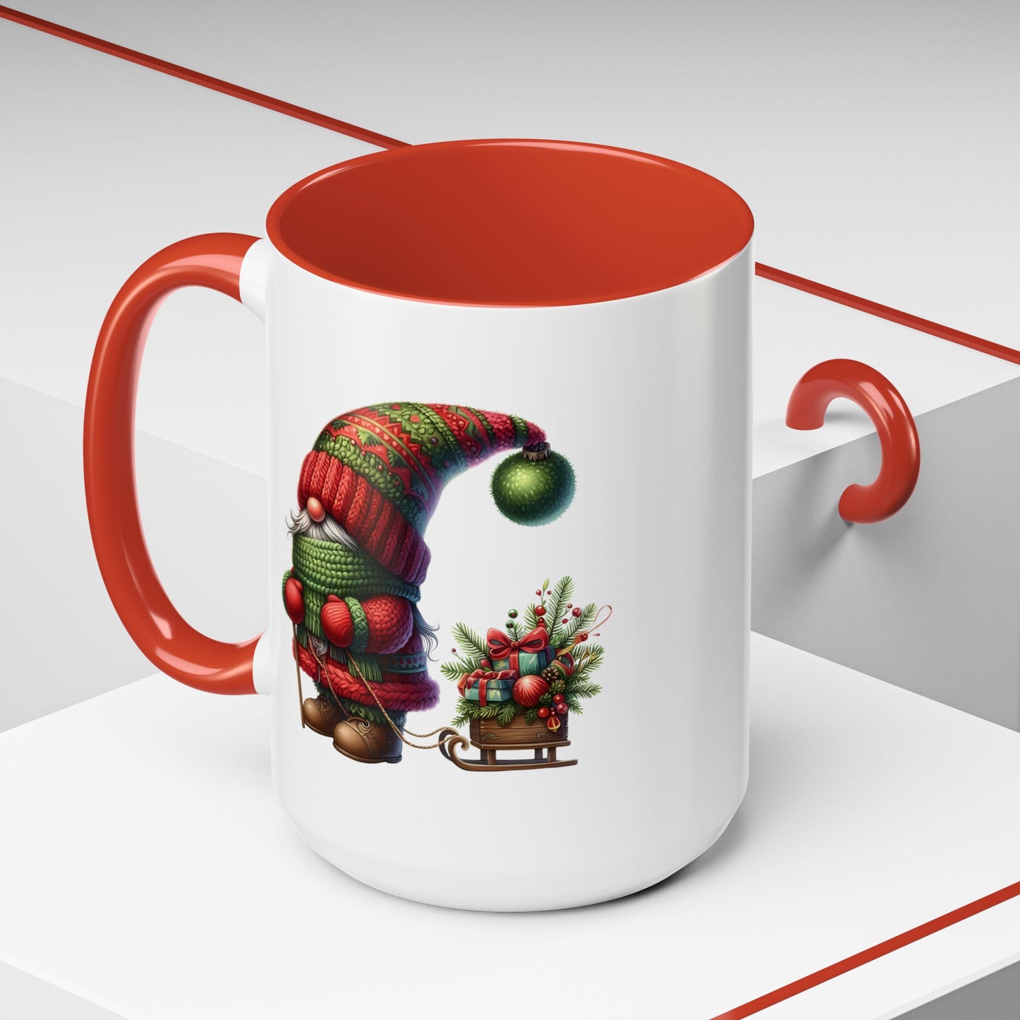 Christmas Mug - Gone with Miniature Sleigh