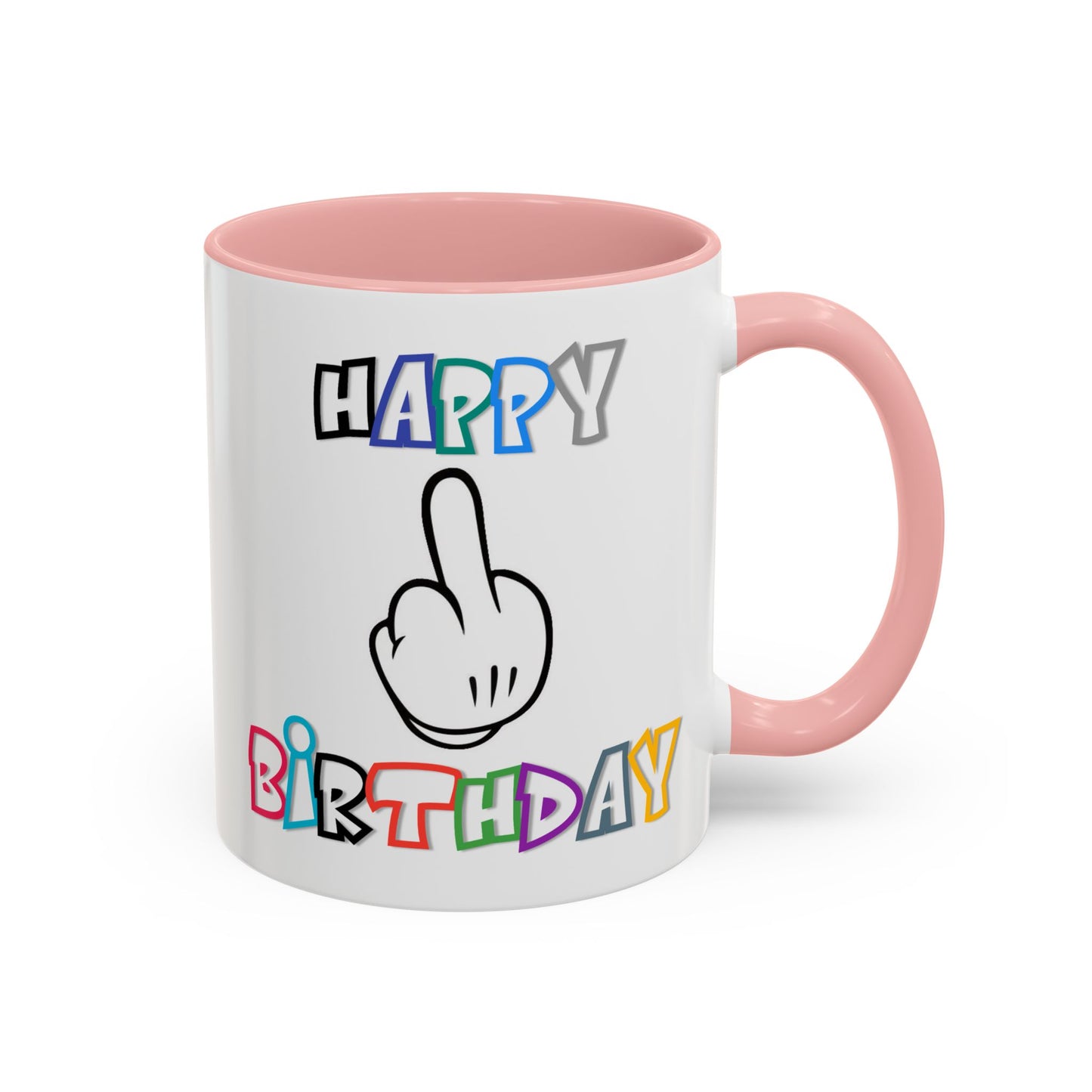 Adult Mug - Happy Birthday Middle Finger