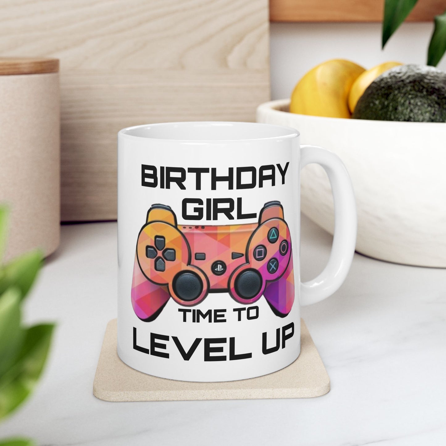 Birthday Mug - Birthday Girl Time to Level Up