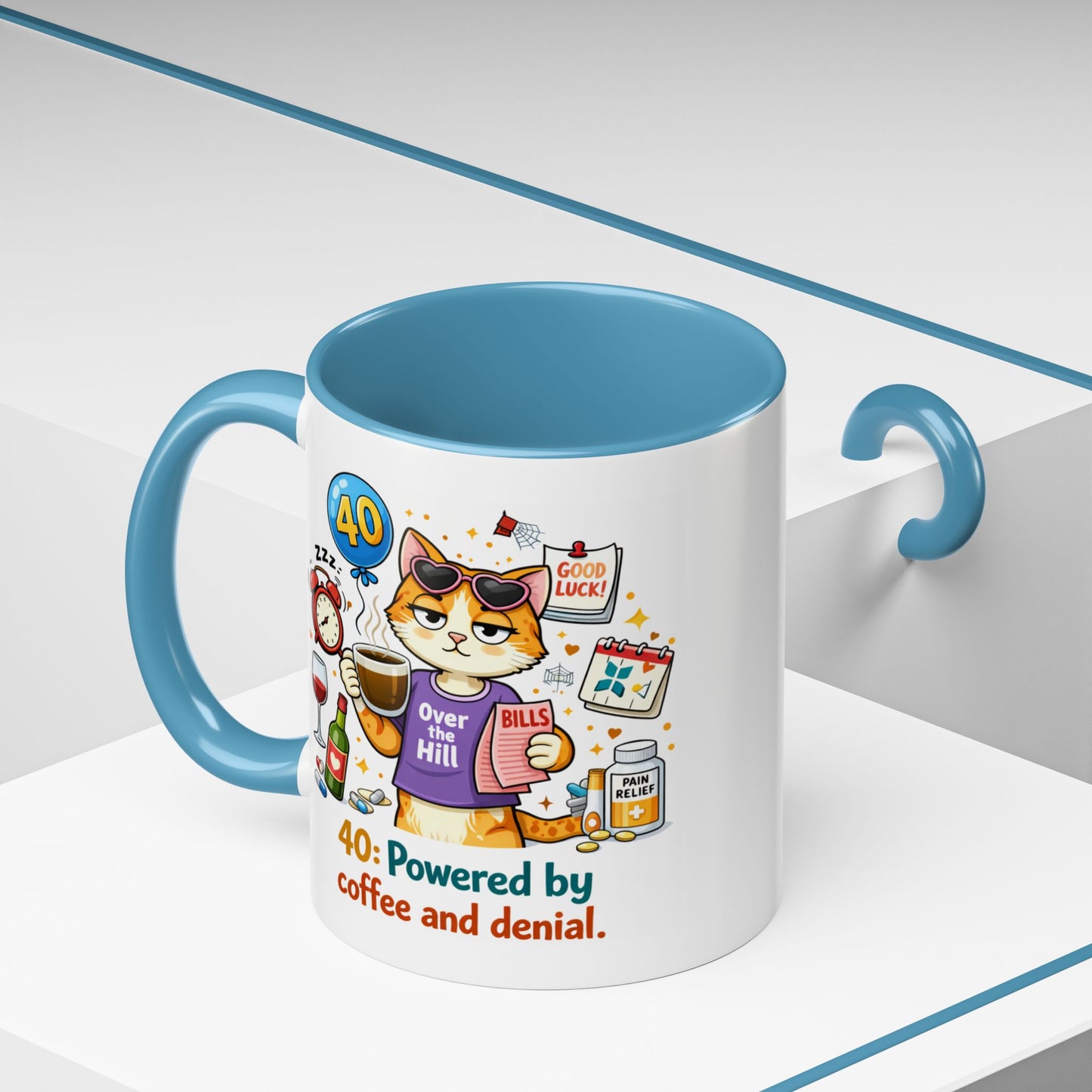 Birthday Mug - 40 Powered By