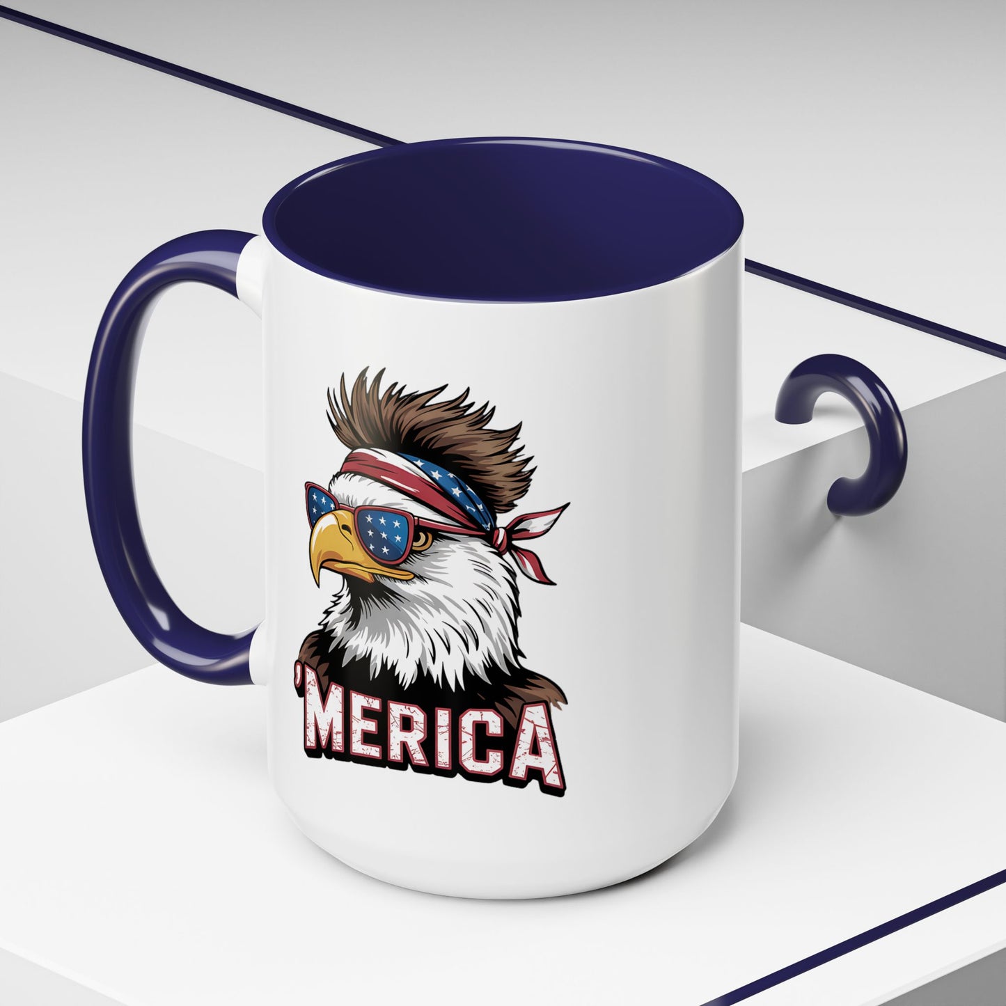 4th of July Mug - America Patriotic Eagle