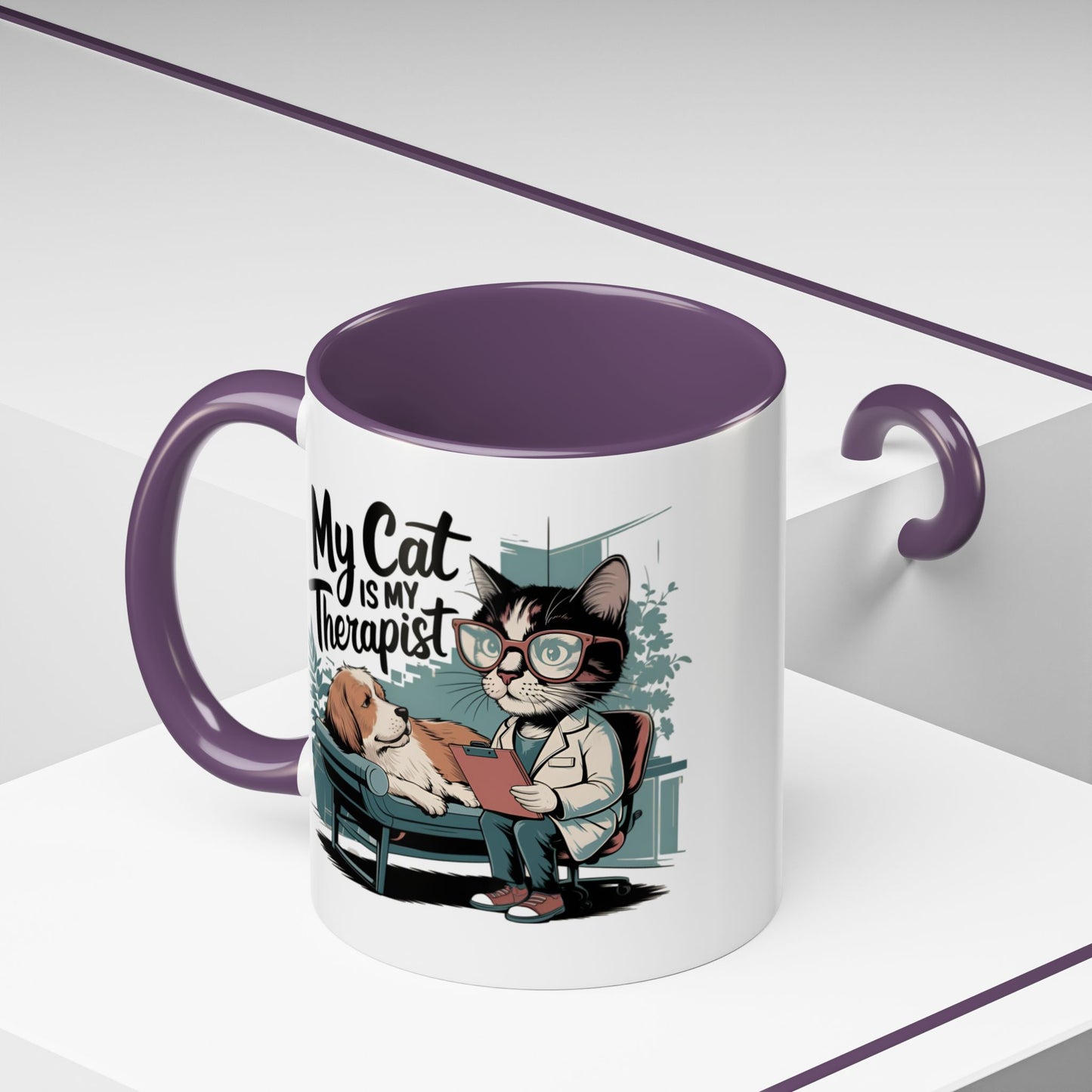 Animal Mug - My Cat Is My Therapist