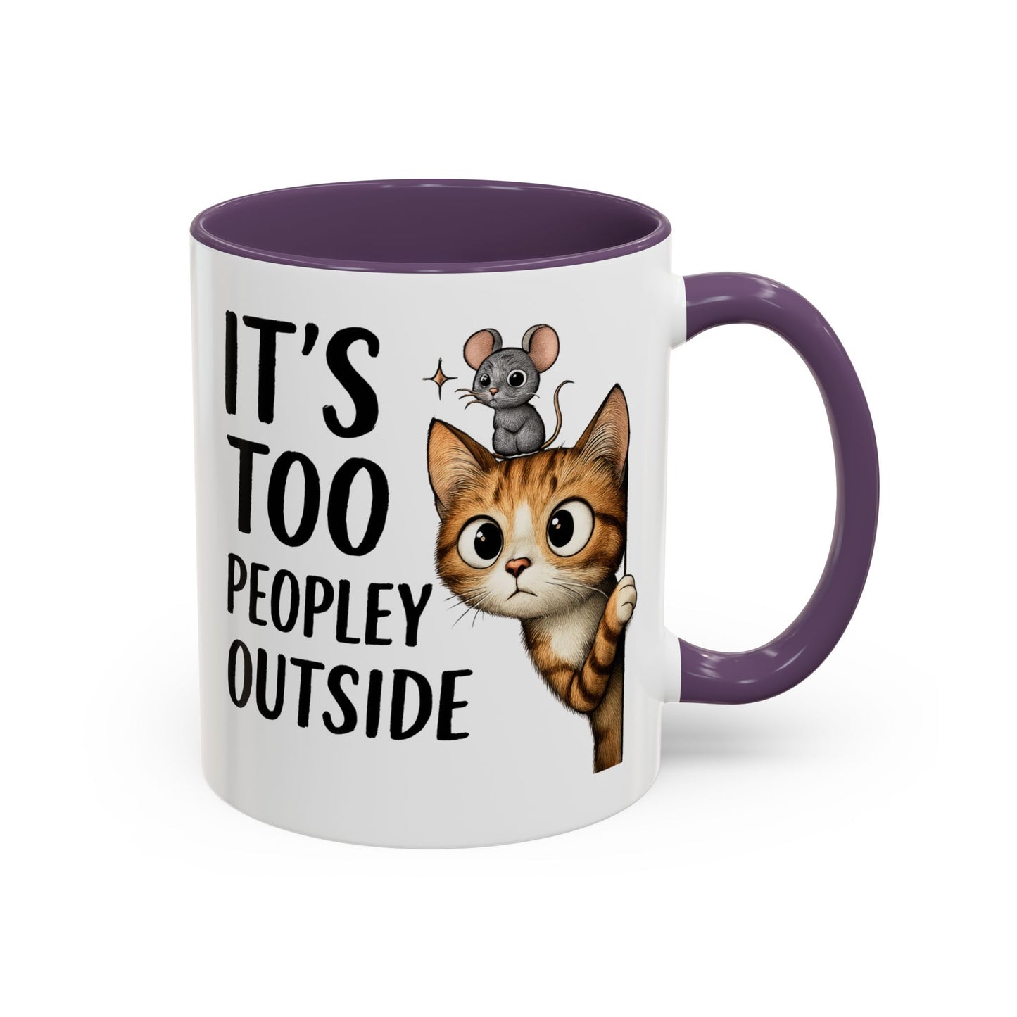 Animal Mug - It's Too Peopley Outside