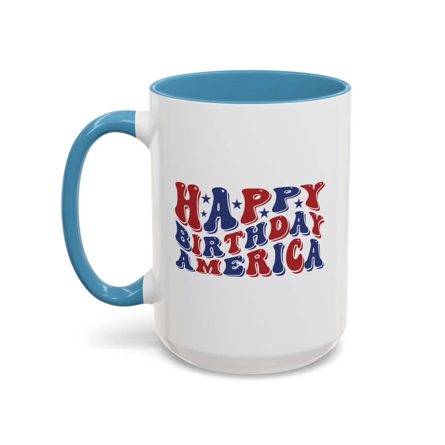4th of July Mug - Happy Birthday America Retro